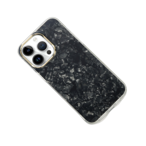 Elegant White Marble Texture Clear Phone Case, Chic and Minimalist Style