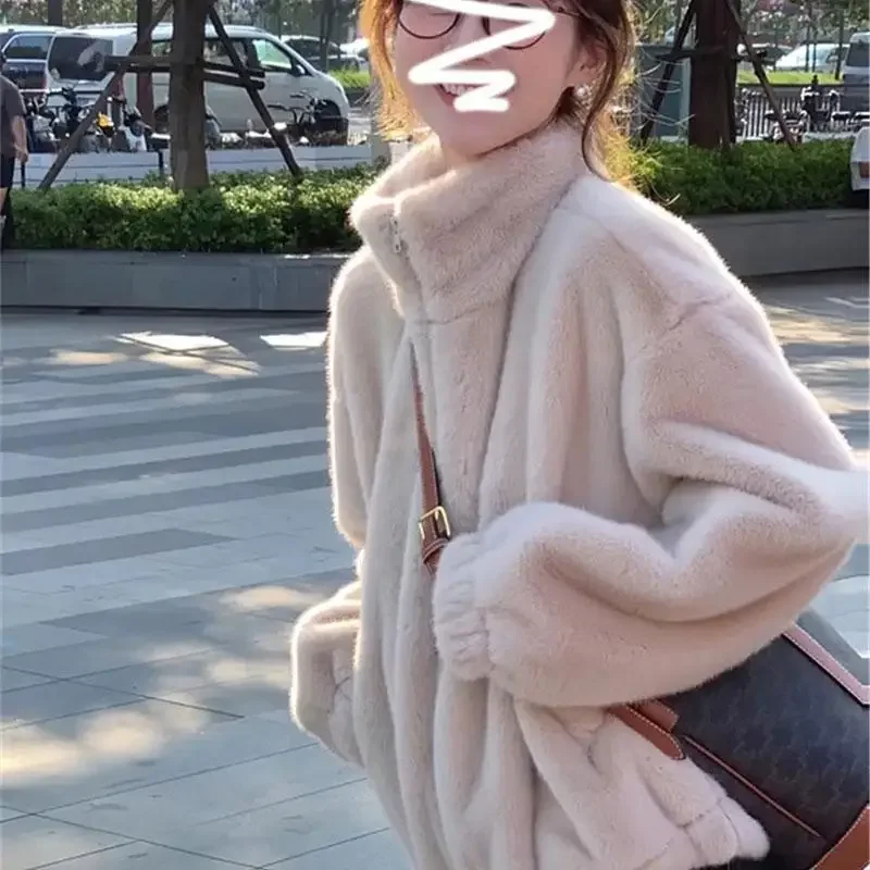 Lamb Fur Jacket Women's Casual Thickened Autumn Winter New Style Versatile Korean Style Short Outerwear from Mainland China - Image 6