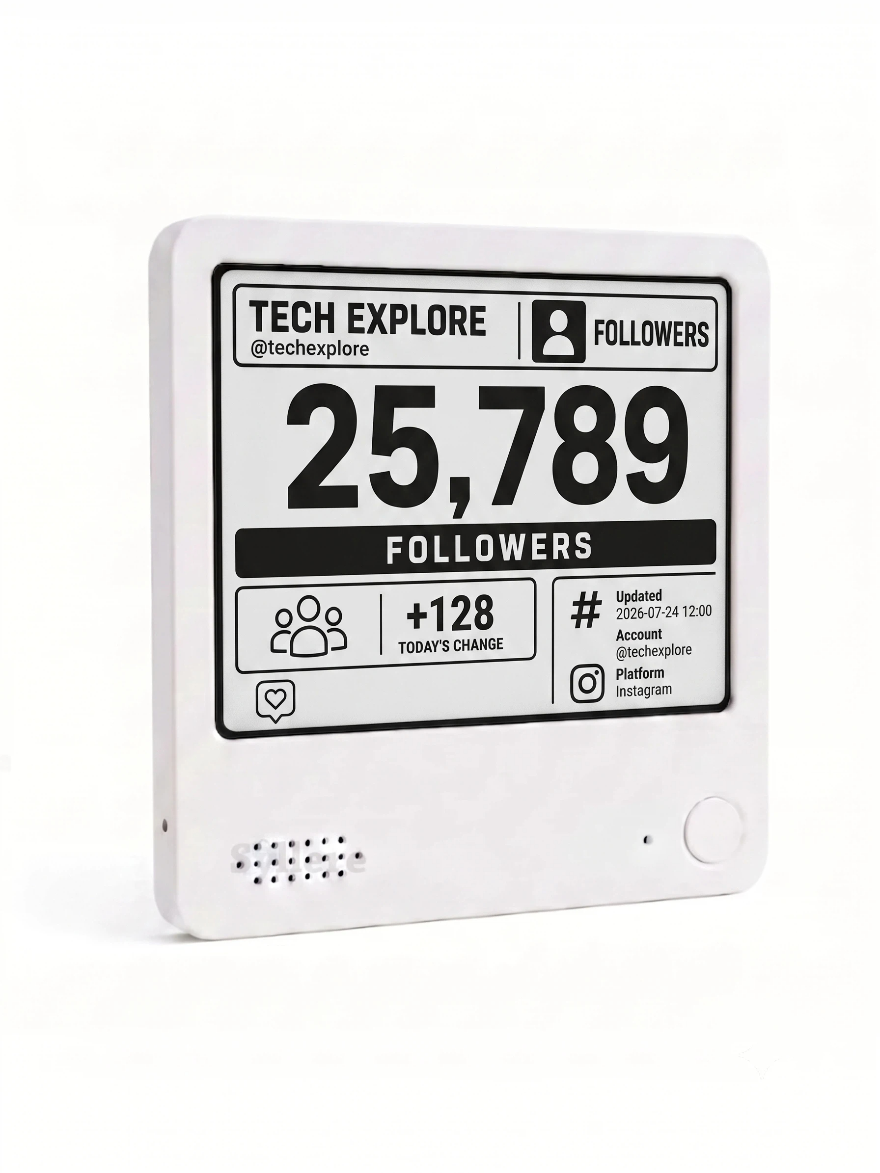 Instagram follower counter, Multi-Platform Follower Counter Desk Display, Gift for Content Creators - Image 5