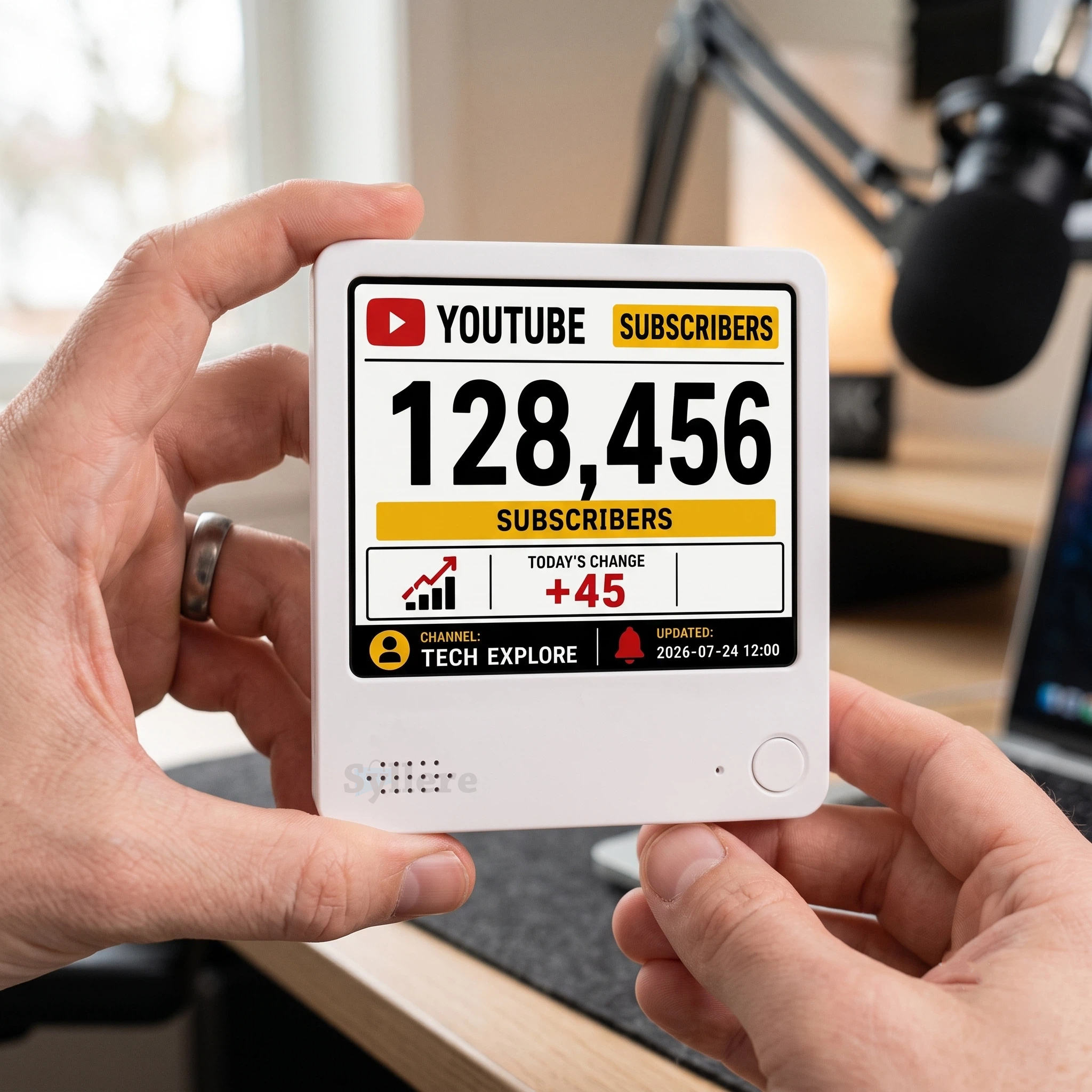 Youtube subscriber counter, Real-time sub count tracker, Social media tracker, Perfect Gift for Him/Her