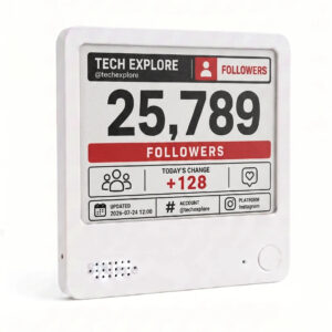 Instagram follower counter, Multi-Platform Follower Counter Desk Display, Gift for Content Creators