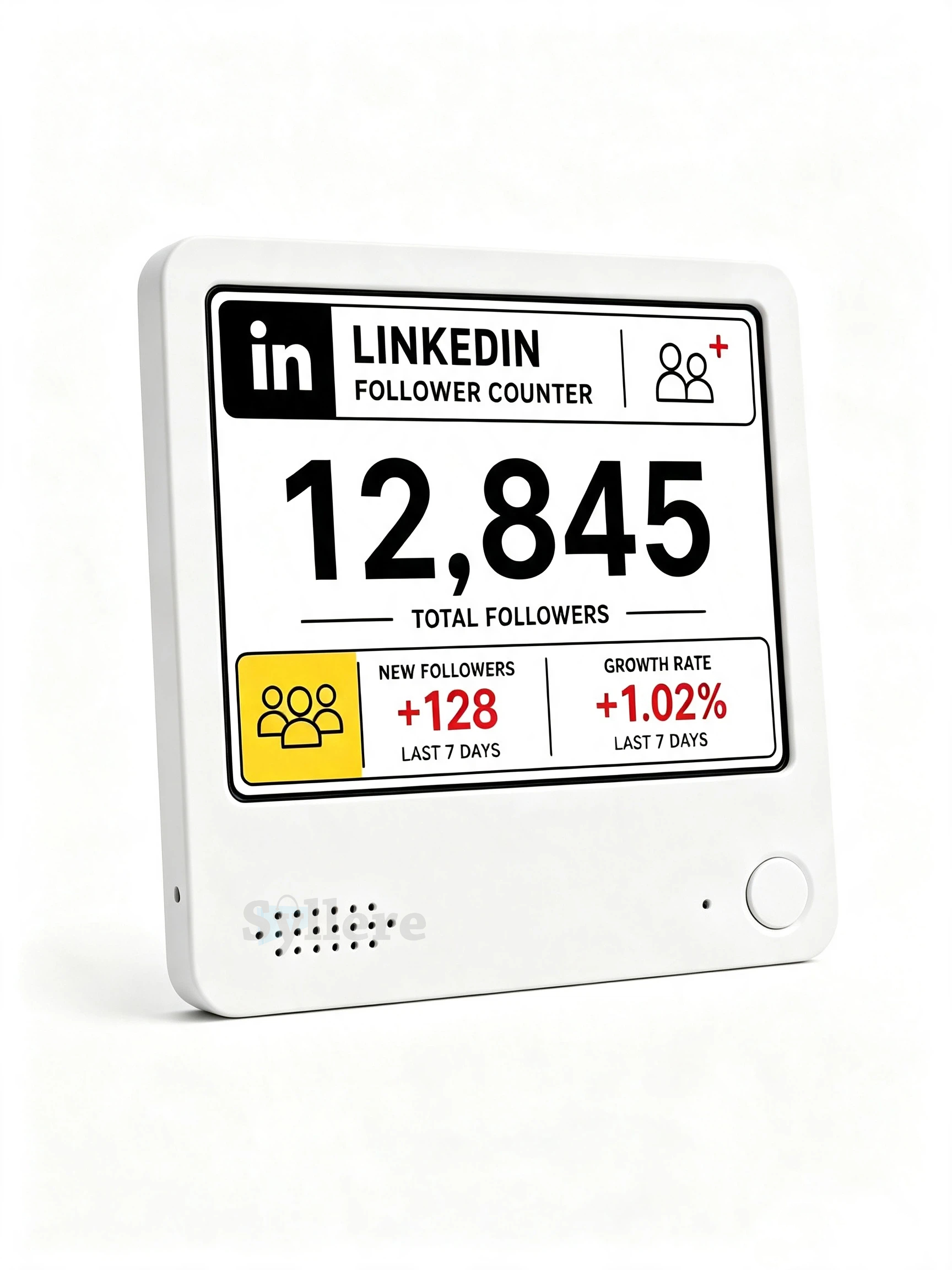 LinkedIn follower counter, Real-Time LinkedIn Follower Displa, Followers display for professionals