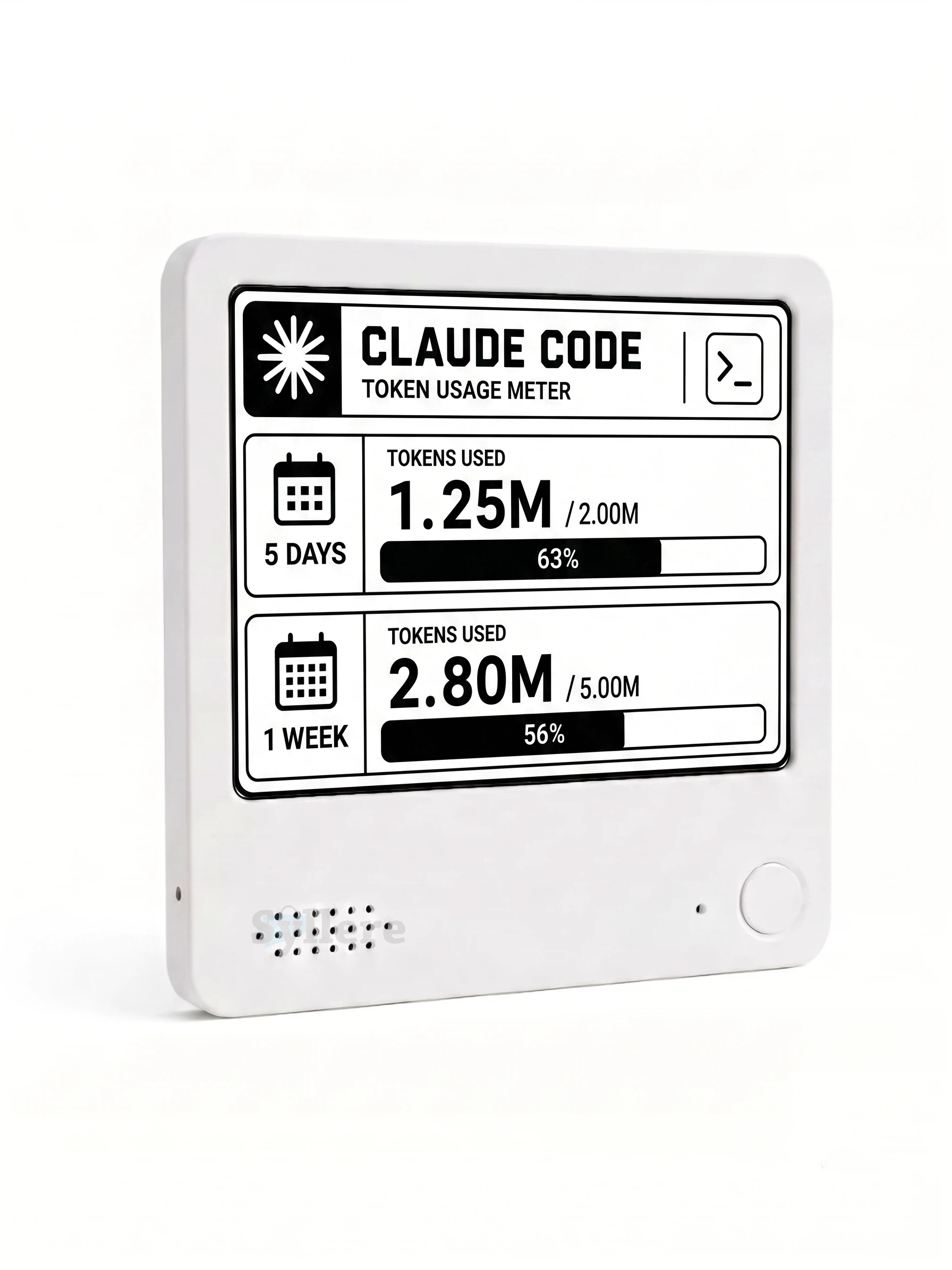 codeMeter — Claude Code Usage Display | WiFi Desk Meter for AI Coding | Anthropic Tracker | Claude Code Monitor for: Pro Max Team Enterprise - Image 6